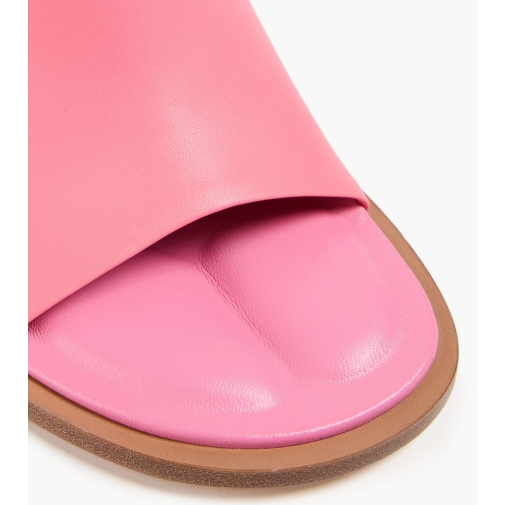 Jacquemus Vibrant Pink Open-Toe Mules - Picture 3 of 7